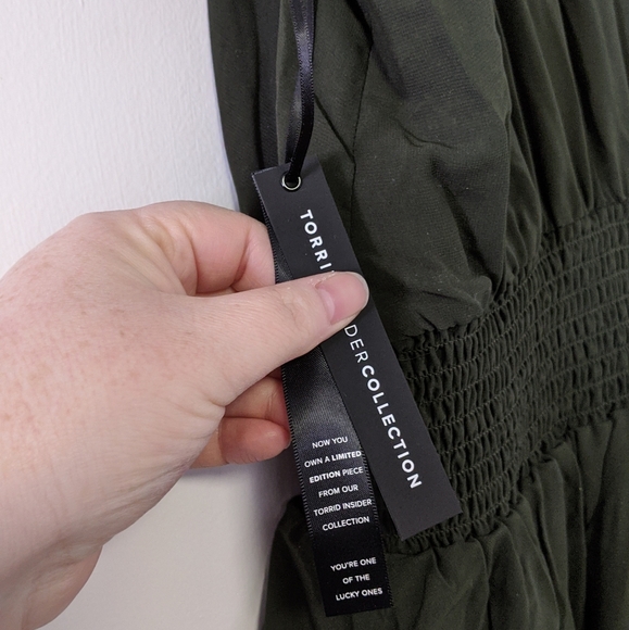 Torrid insider collection smock embr chiffon dress - Picture 6 of 6